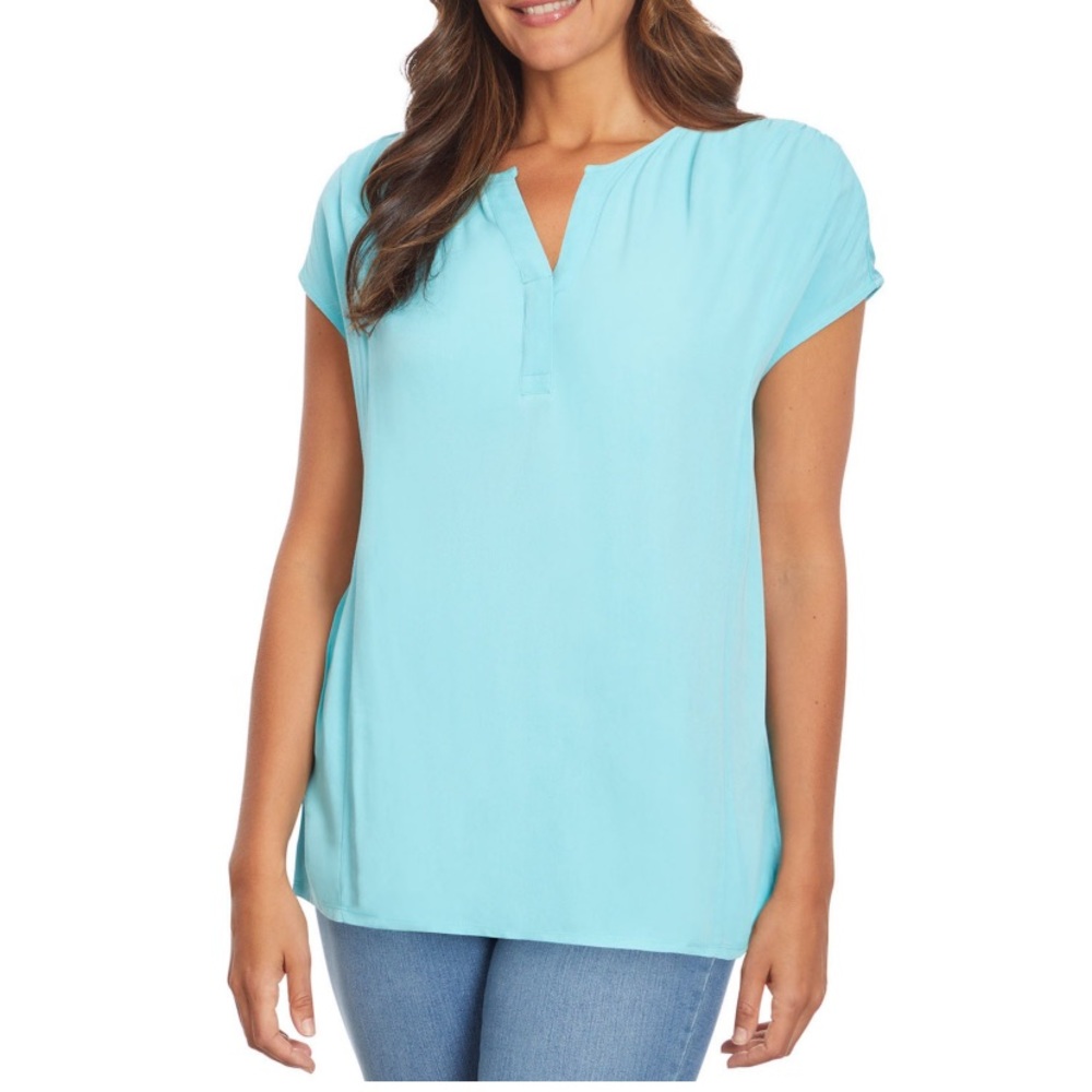 Nine West Ladies Top - Angel Blue - Size XL - NWT
